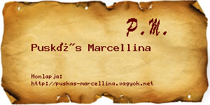 Puskás Marcellina névjegykártya